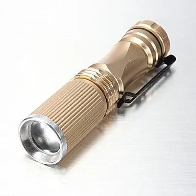 BG CREE XPE-Q5 600 Lumen 7W Zoomable LED Flashlight 1xAA/14500