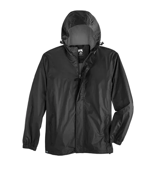 Black Pack-It-Pocket Rain Jacket