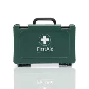 Blue Dot Vehicle First Aid Kit in Green Box