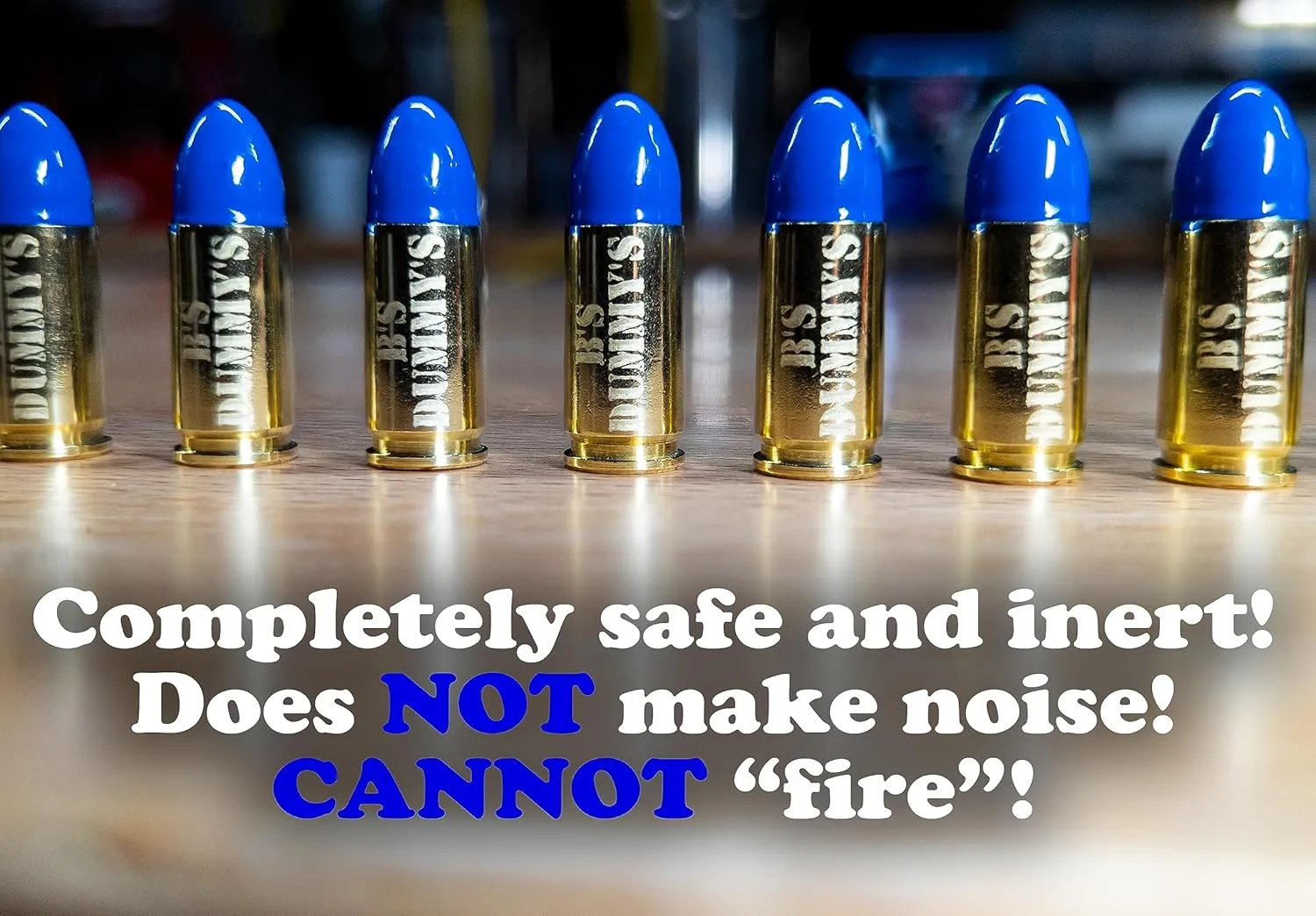B's Dry Fire Snap Caps - A.K.A. B's Dummy's - Dummy 9mm Luger Training Caps