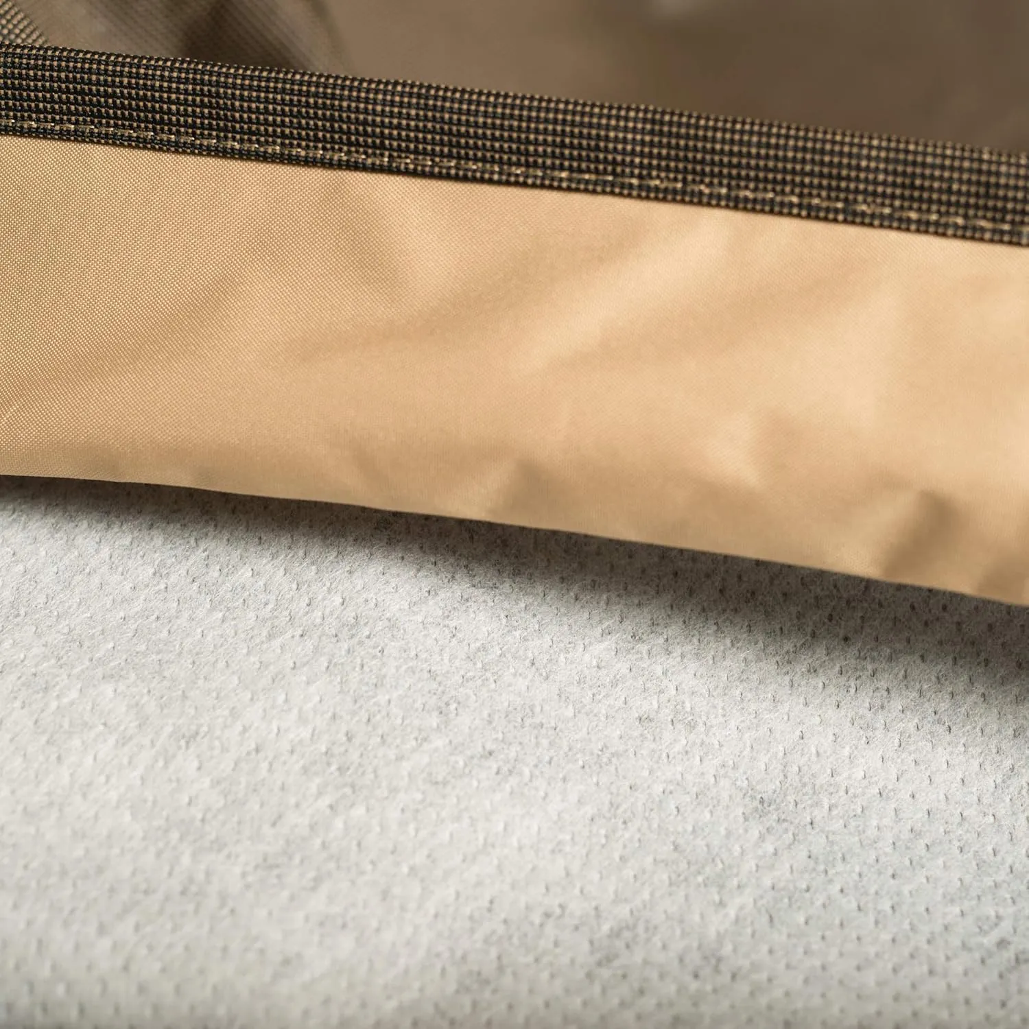 Budge P3A02BTNW3 StormBlock Hillside Patio Sofa Cover Premium, Outdoor, Waterproof, Extra-Extra-Large, Black and Tan Weave