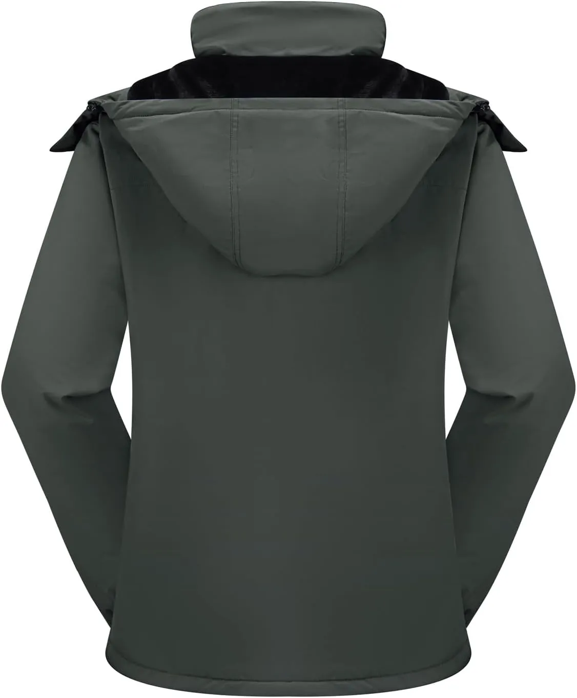 CAMEL CROWN Men's Waterproof Ski Jackets Winter Coats Snow Jacket Adjustable Fleece Windbreaker Windproof Outdoor RainJackets
