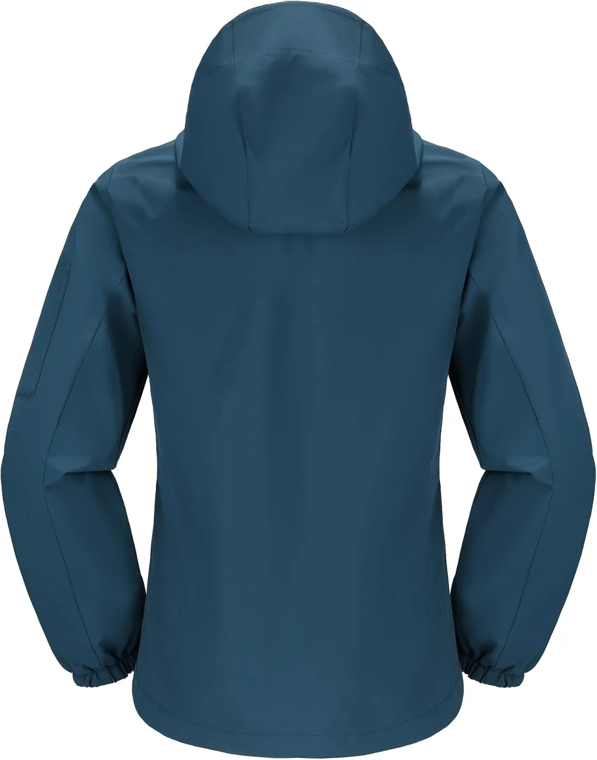 CAMELSPORTS Women's Rain Jacket Lightweight Windbreaker Hooded Raincoat Windproof Coat Shell for Outdoor Hiking