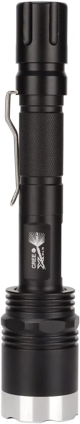 Camping Flashlight 5000LM, LED Super Bright, Anodized Black Body, Lamp Beads, Zoomable, Multiple Modes for Outdoors Adventures Emergencies, Battery Not Included