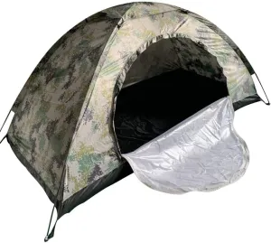Camping Tent 1 Person Camouflage Patterns Portable Backpack Tent for Travel Camping Hiking Mountaineering Patio Outdoor Sport Waterproof and Windproof UV Protection