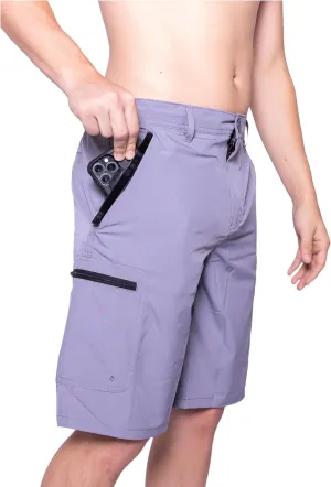 Castaway (Black) and Angler (Grey) Waterproof Pocket Outdoor Shorts - Gen 2