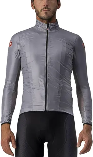 CASTELLI Men’s Aria Shell Jacket, Highly Packable Ultra-Light Wind Protective Cycling Apparel for Road Cycling & Bike Rides