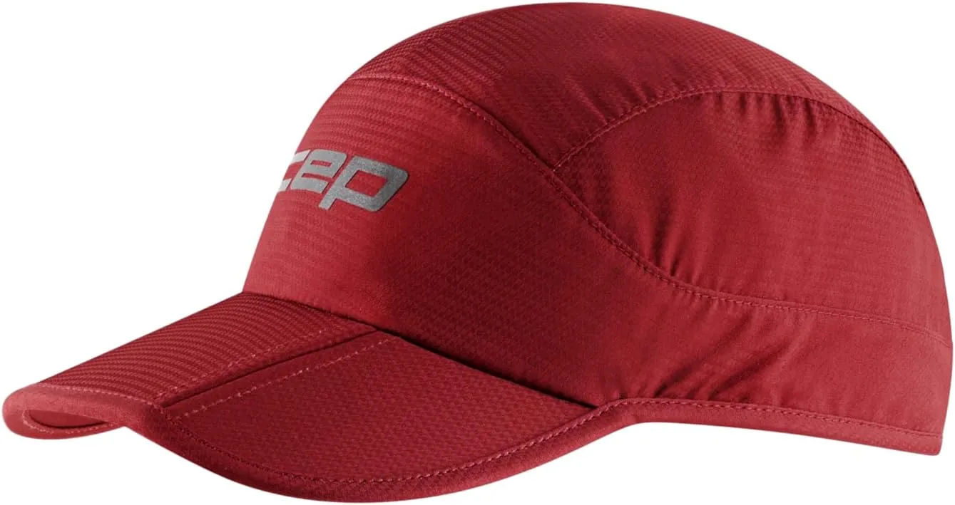 CEP Core Run Foldable Hat – UV-Resistant, Breathable Running Cap, Collapsible Brim, and Adjustable Strap for Men and Women