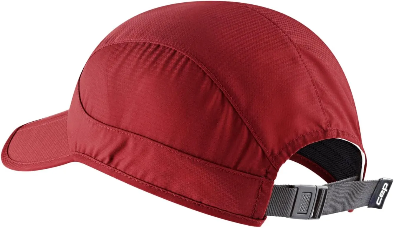 CEP Core Run Foldable Hat – UV-Resistant, Breathable Running Cap, Collapsible Brim, and Adjustable Strap for Men and Women