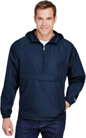 Champion Men's Packable Anorak Quarter-Zip Jacket