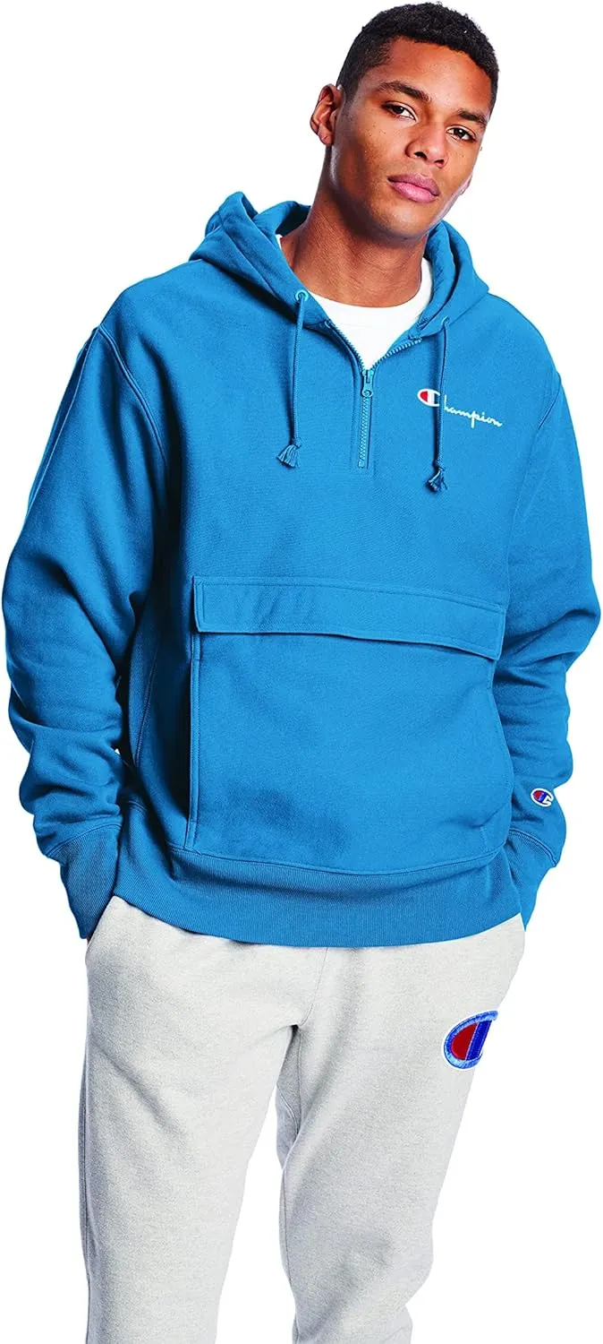 Champion Men's Packable Anorak Quarter-Zip Jacket