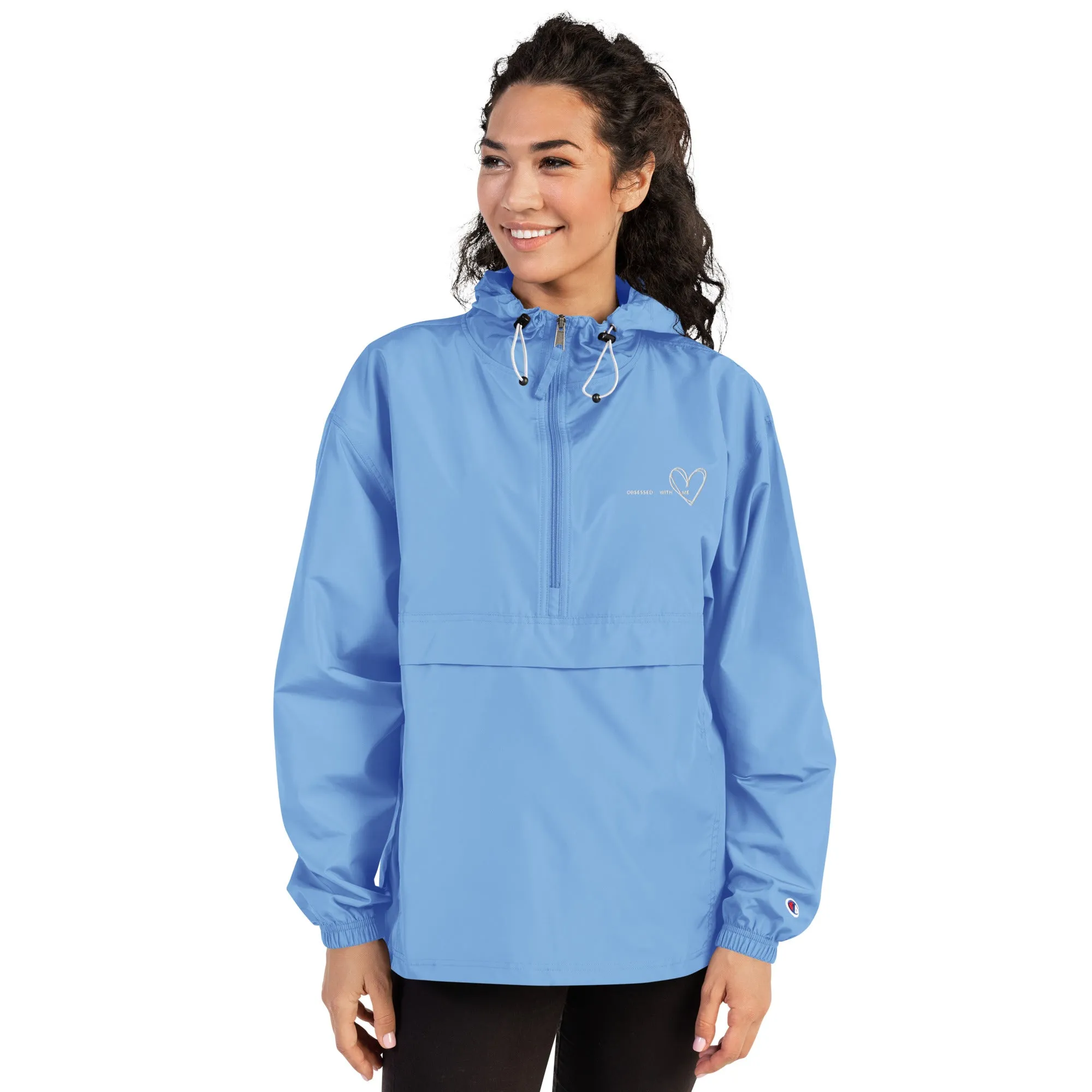 Champion pairs with OBSESSED WITH ME Packable Jacket
