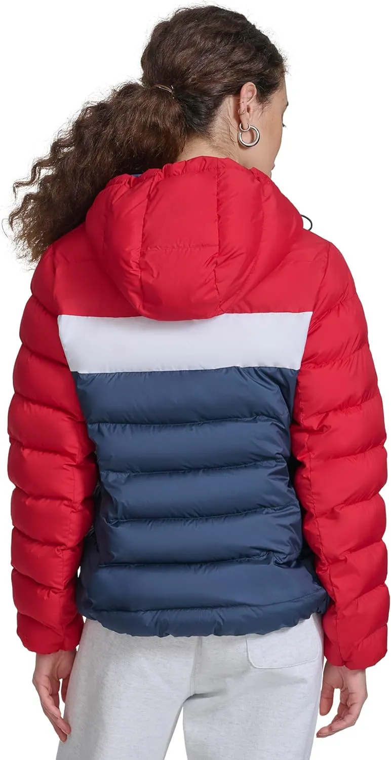 Champion Women's Quilted Coat Packable Puffer Jacket with Hood