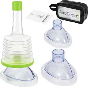 Choking Rescue Device – Portable Anti-Choking Suction Device with 3 Mask Sizes, Lightweight & Easy to Use – Essential Life-Saving Kit for Kids & Adults
