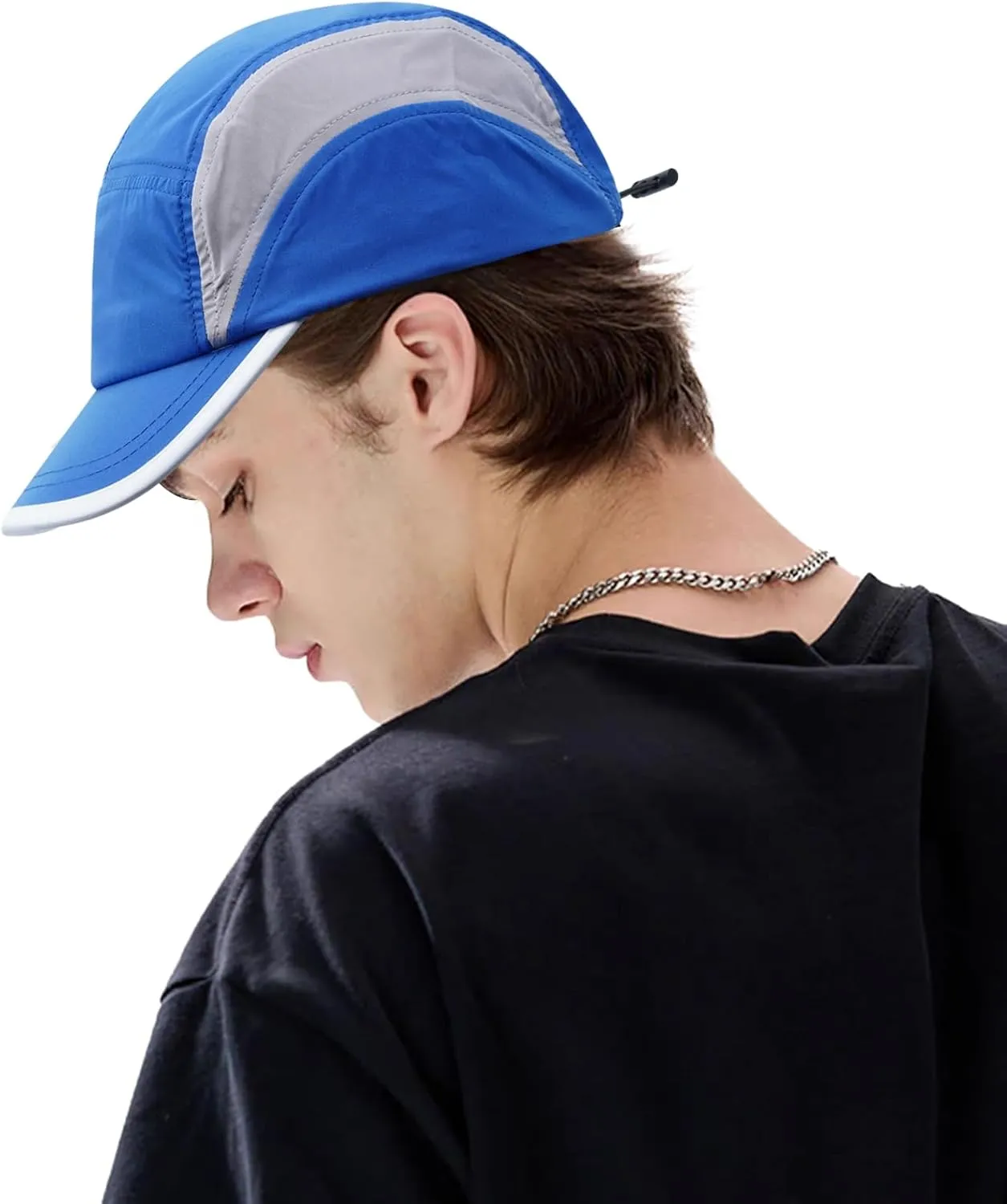 CLAPE Lightweight Short Bill Baseball Caps Quick Dry Waterproof Outdoor Sports Hat Unstructured Tucker Cap Breathable Dad Cap