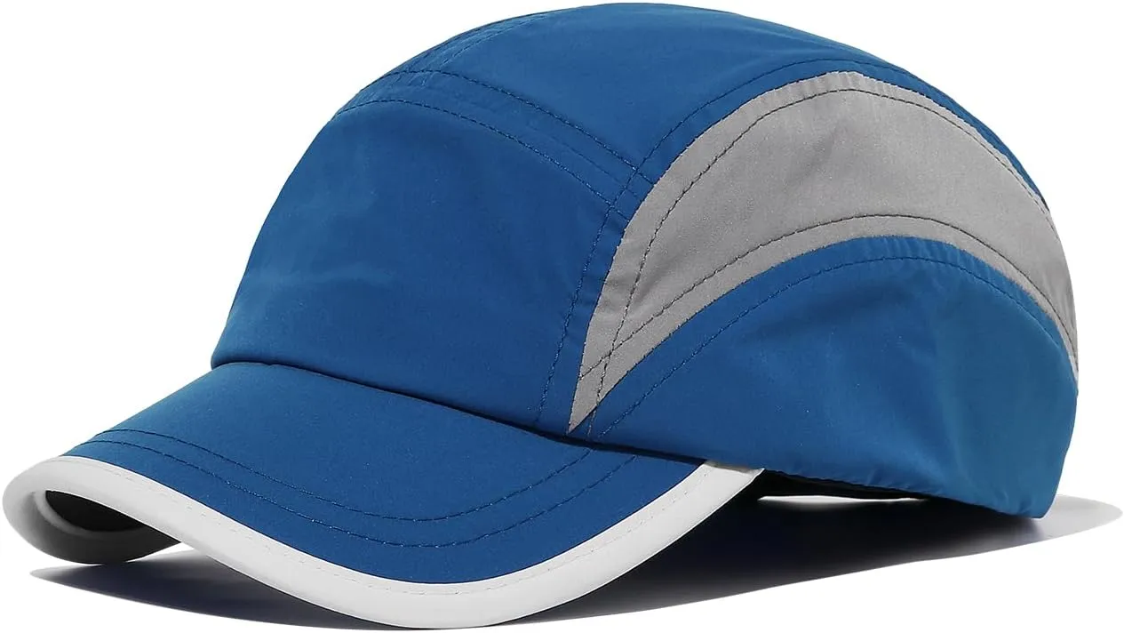CLAPE Lightweight Short Bill Baseball Caps Quick Dry Waterproof Outdoor Sports Hat Unstructured Tucker Cap Breathable Dad Cap