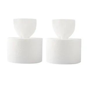 Cleansing Wipes 2 Rolls of 60 Dry Wet Face Towels for Makeup Removal Daily Skincare Travel Safety