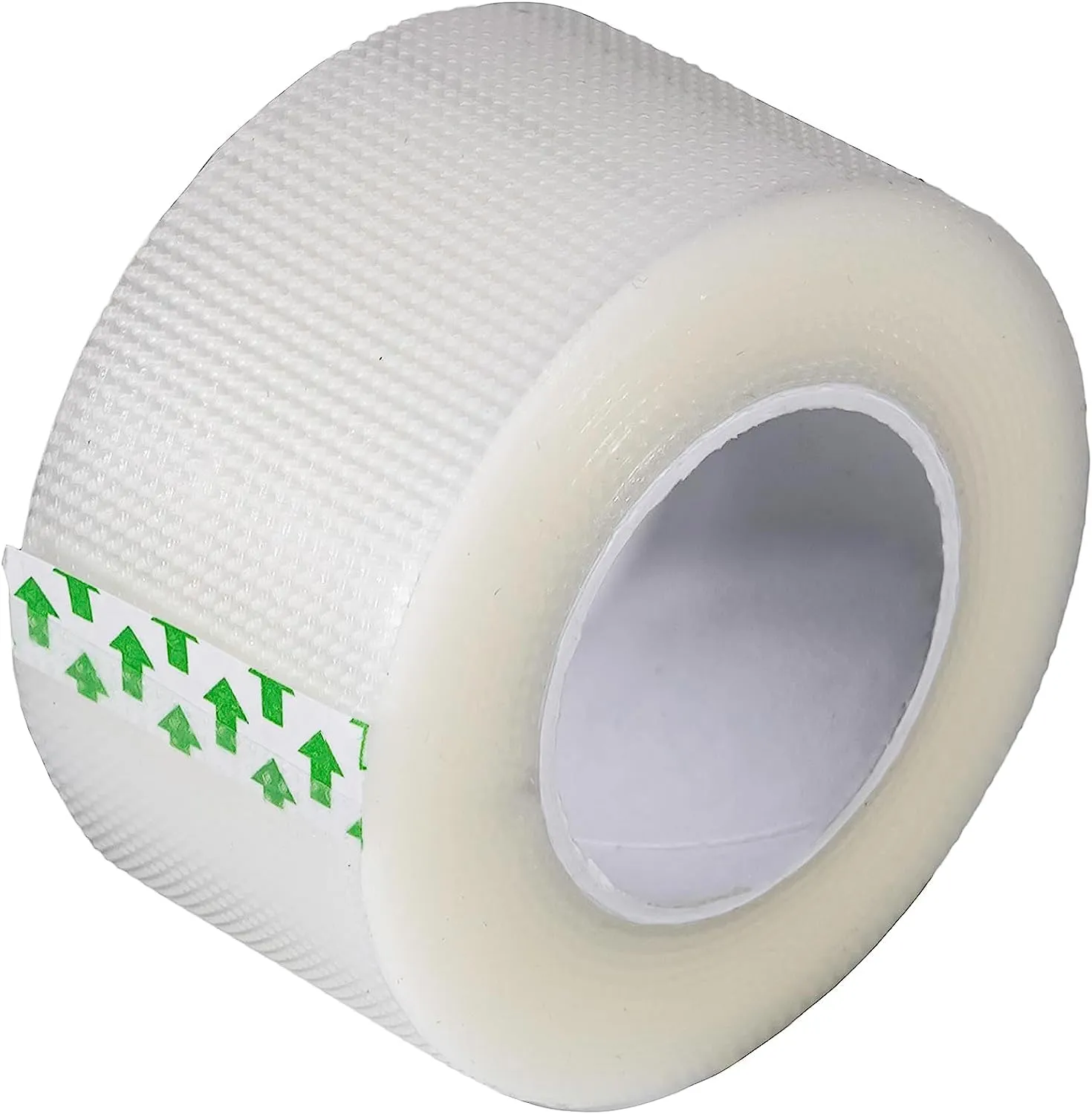 Clear Transparent Medical Adhesive Tape [Pack of Rolls 24] Clear Emergency First Aid Bandage with Gentle Adhesion for Wound Dressing Care - 1 inch x 10 Yds Breathable, Latex Free , Microporous (24)
