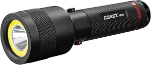 Coast PX300 150 Lumen, 400nm Dual Color (White & UV) Black Light LED Flashight, Batteries Included