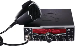 Cobra 29LX AM Professional CB Radio - Emergency Radio, Travel Essentials, NOAA Weather Channels and Emergency Alert System, Selectable 4-Color LCD, Auto-Scan and Radio Check, Black