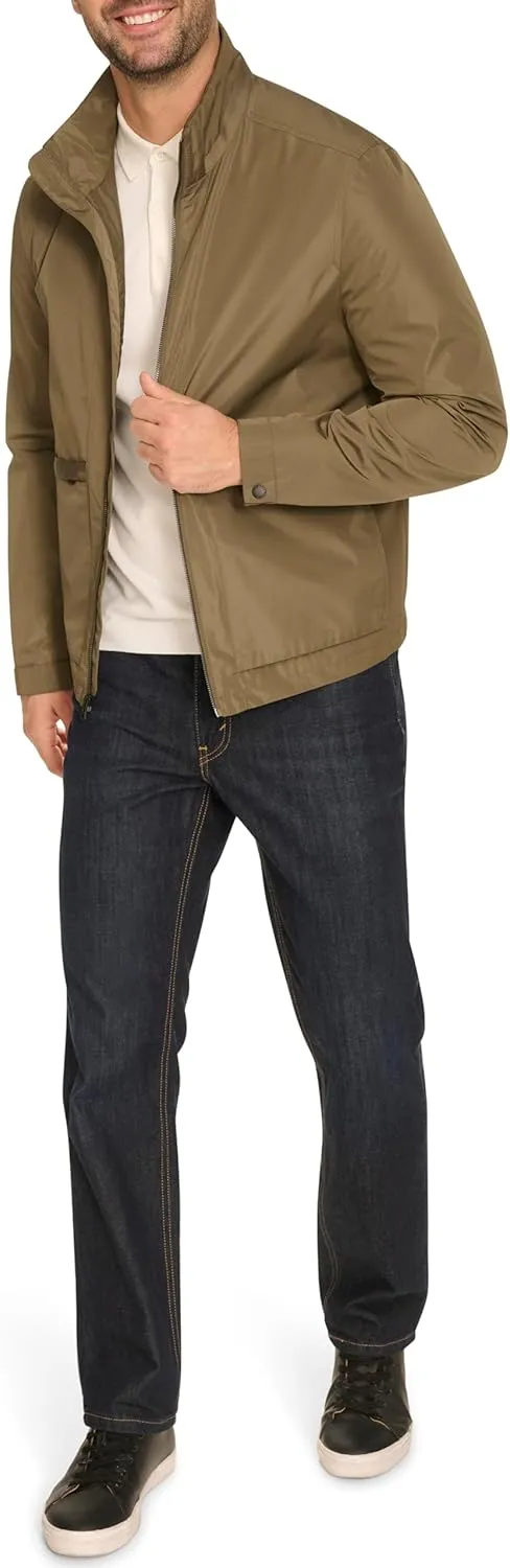 Cole Haan Men's Short Sleeve Self Packable Windbreaker