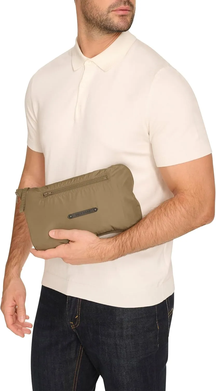 Cole Haan Men's Short Sleeve Self Packable Windbreaker