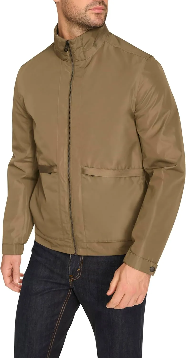 Cole Haan Men's Short Sleeve Self Packable Windbreaker