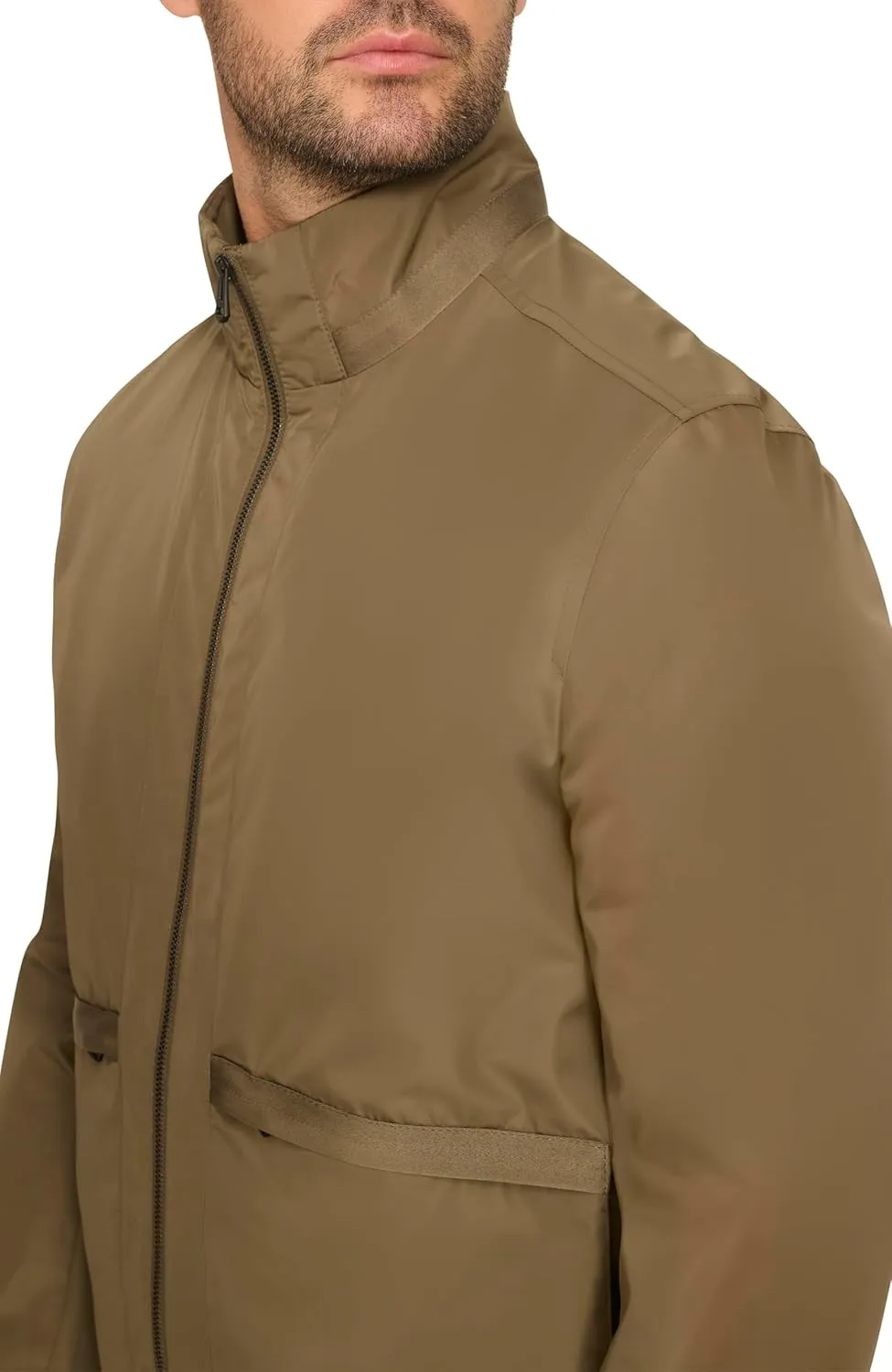 Cole Haan Men's Short Sleeve Self Packable Windbreaker