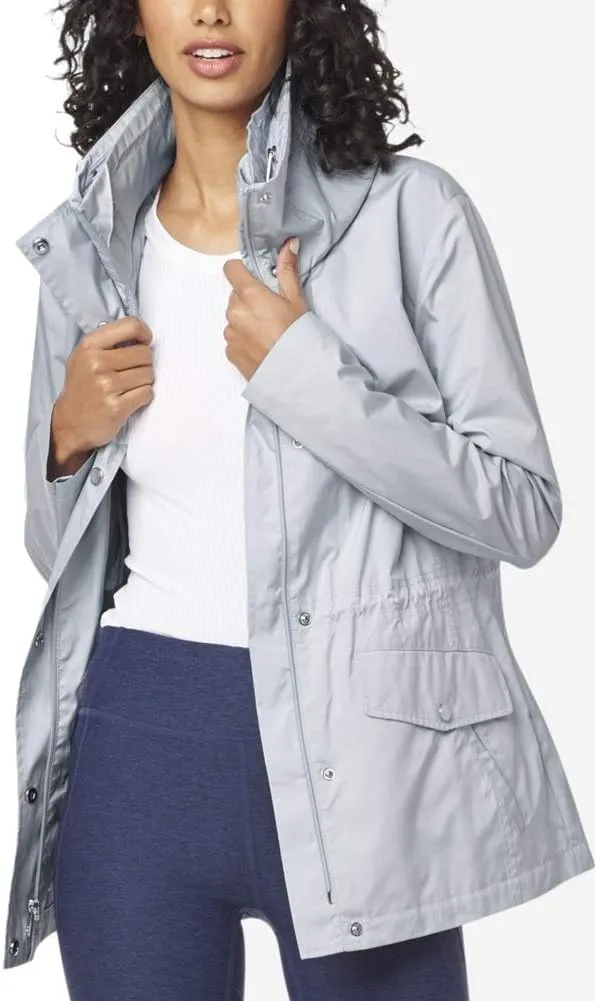 Cole Haan Women's Short Packable Rain Jacket