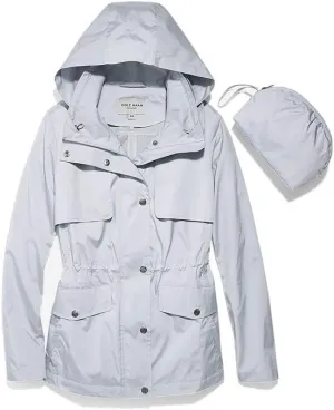 Cole Haan Women's Short Packable Rain Jacket