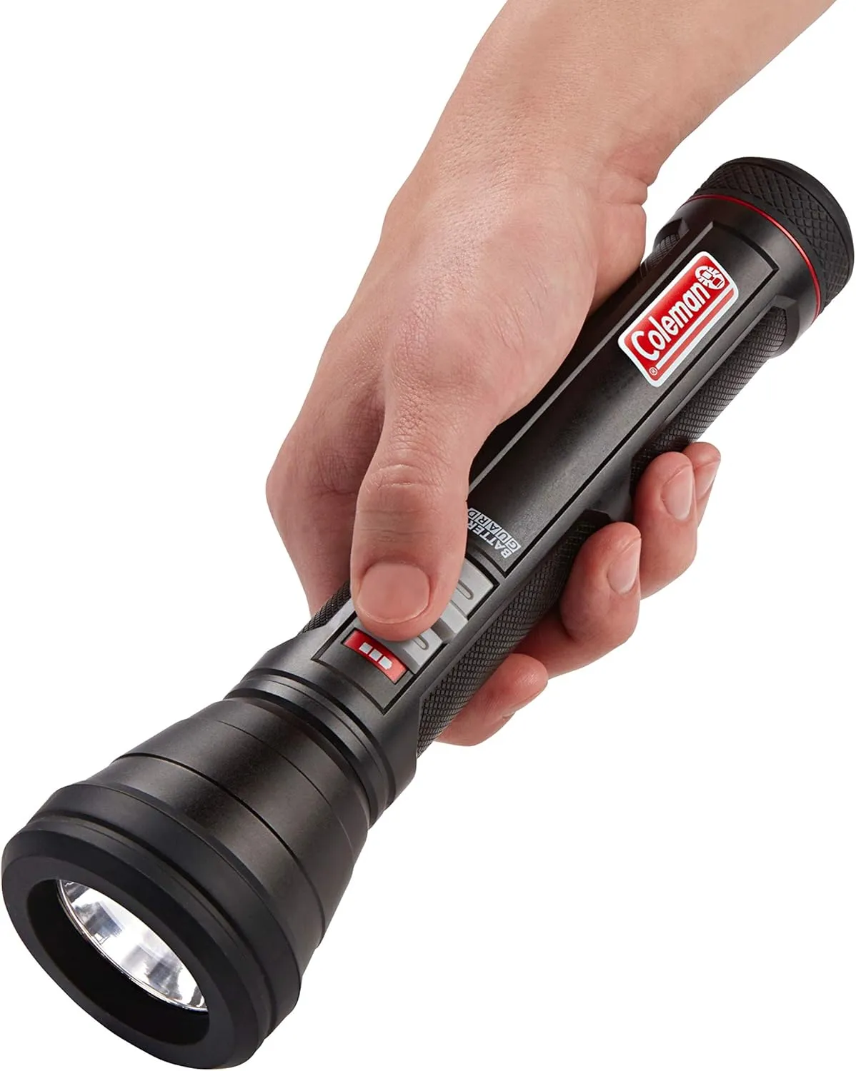 Coleman LED Flashlight with BatteryGuard Technology, Strong & Lightweight Water-Resistant Flashlight with Extra Drop Protection, Up to 25% More Battery Life than Traditional Flashlights