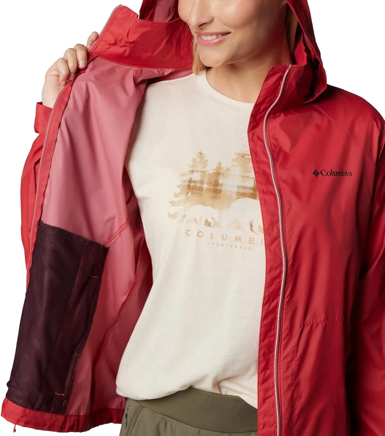 Columbia Womens Switchback IV Jacket Sunglow