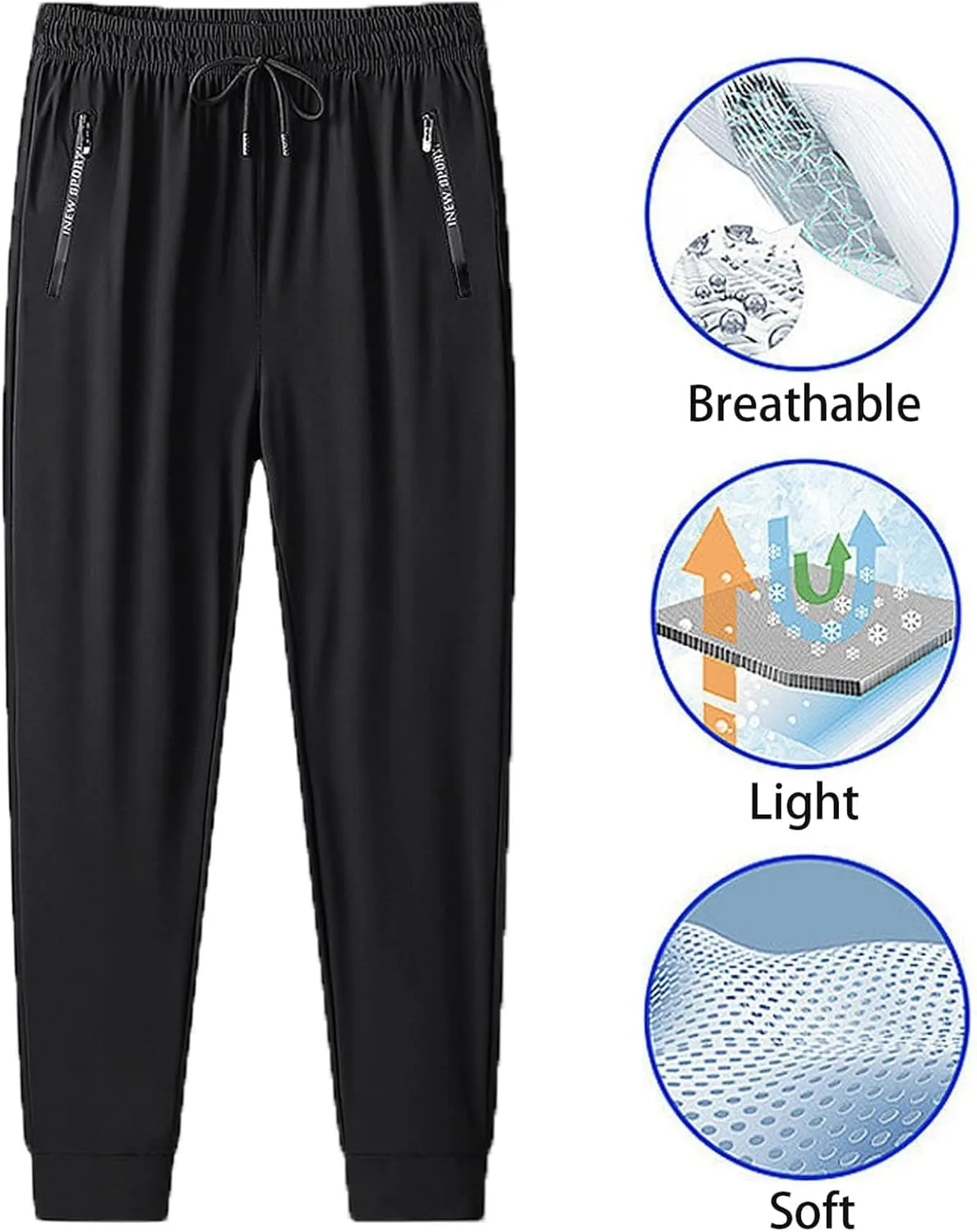 Comfyfit Pants for Older Women, Unisex Ultra Stretch Quick Drying Pants, Waterproof, Breathable, Fast Dry