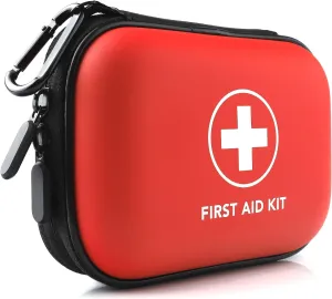 Compact 100-Piece Mini First Aid Kit - Travel-Ready Essential
