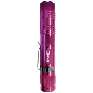 Compact Stun Gun with Flashlight (Pink)