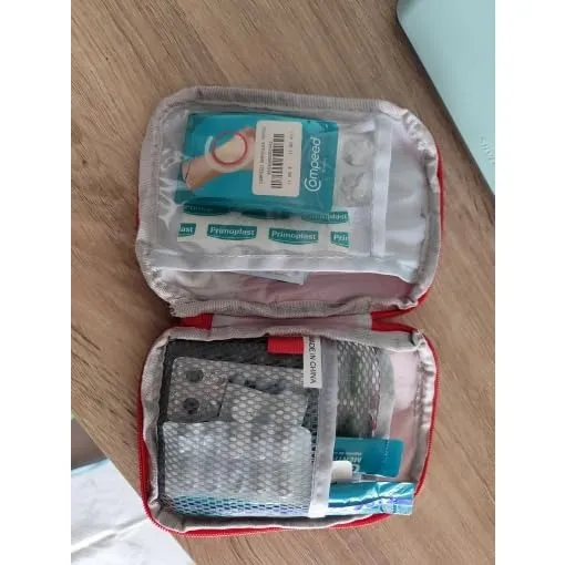 Compact Travel First Aid Kit Pouch [1 Qty], Mini Outdoor First Aid Kit, Portable Travel Medicine Kit, Emergency Kit Small.