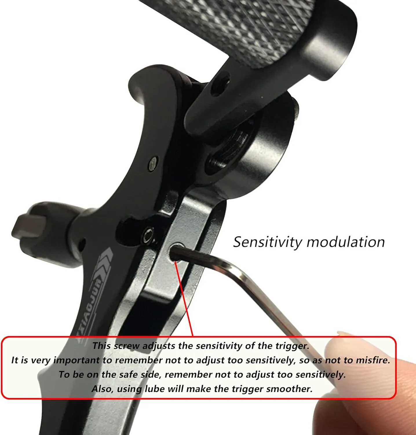 Compound Bow Aid Releaser and D Loop Rope，Adjustable Can Rotate 360° Thumb Release Bow Aluminum Alloy Aids，Archery Release Aids
