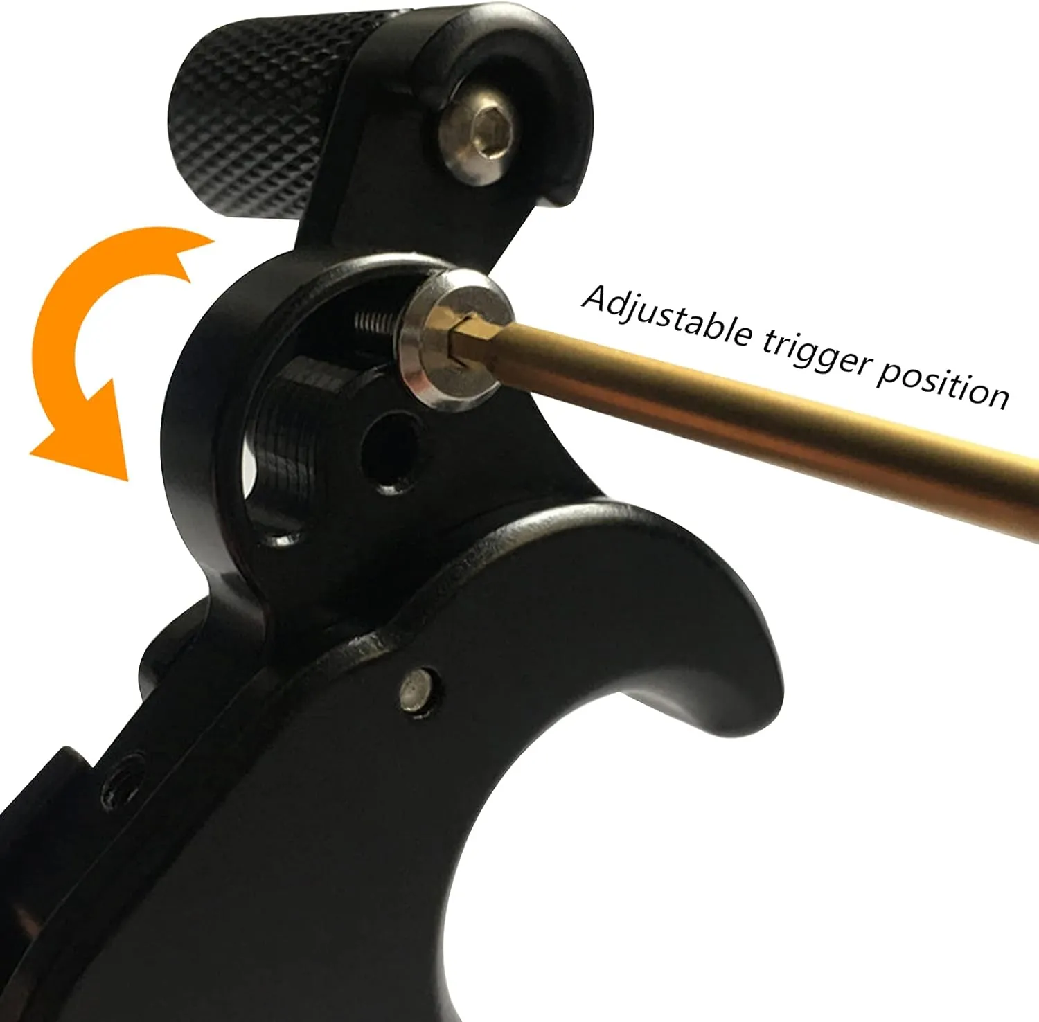 Compound Bow Aid Releaser and D Loop Rope，Adjustable Can Rotate 360° Thumb Release Bow Aluminum Alloy Aids，Archery Release Aids