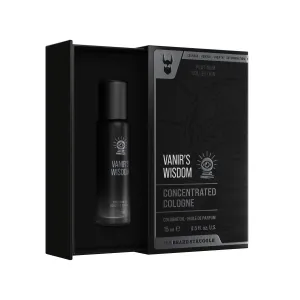 Concentrated Cologne for Men by Beard Struggle - 6x More Longer Than Traditional Colognes - Platinum Collection - Vanir's Wisdom - Mens Cologne, 15 mL / 0.5 US. fl. oz. Glass Roller Bottle