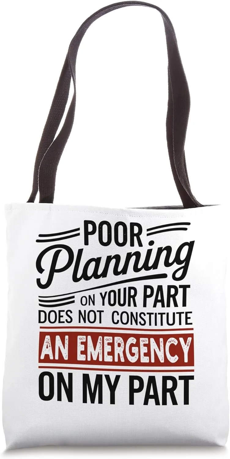 Constitute An Emergency Tote Bag