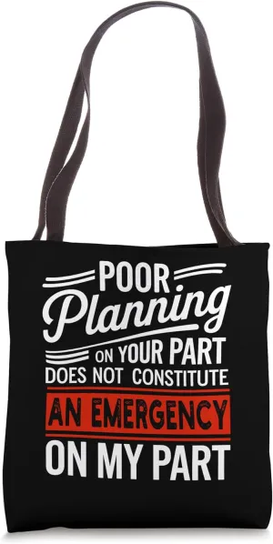 Constitute An Emergency Tote Bag