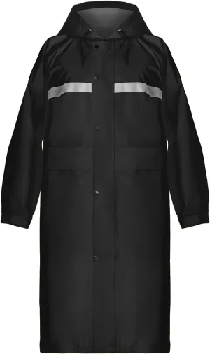 Coralrain Long Hooded Raincoat Safety Waterproof Emergency Rain Jacket Poncho for Men Women Adults