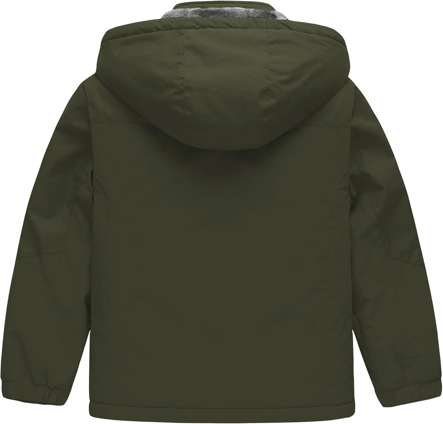 CREATMO US Boy's Waterproof Ski Jacket Warm Winter Snow Coat Windproof Snowboarding Rain Jacket
