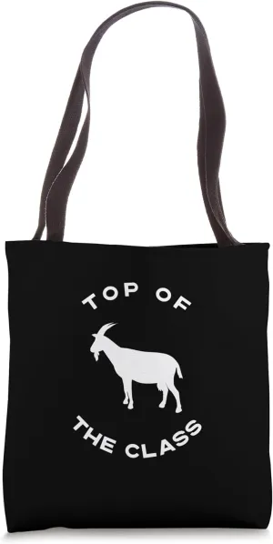 Cute Top of the Class Goat Husbandry Goat Lovers Farming Tote Bag