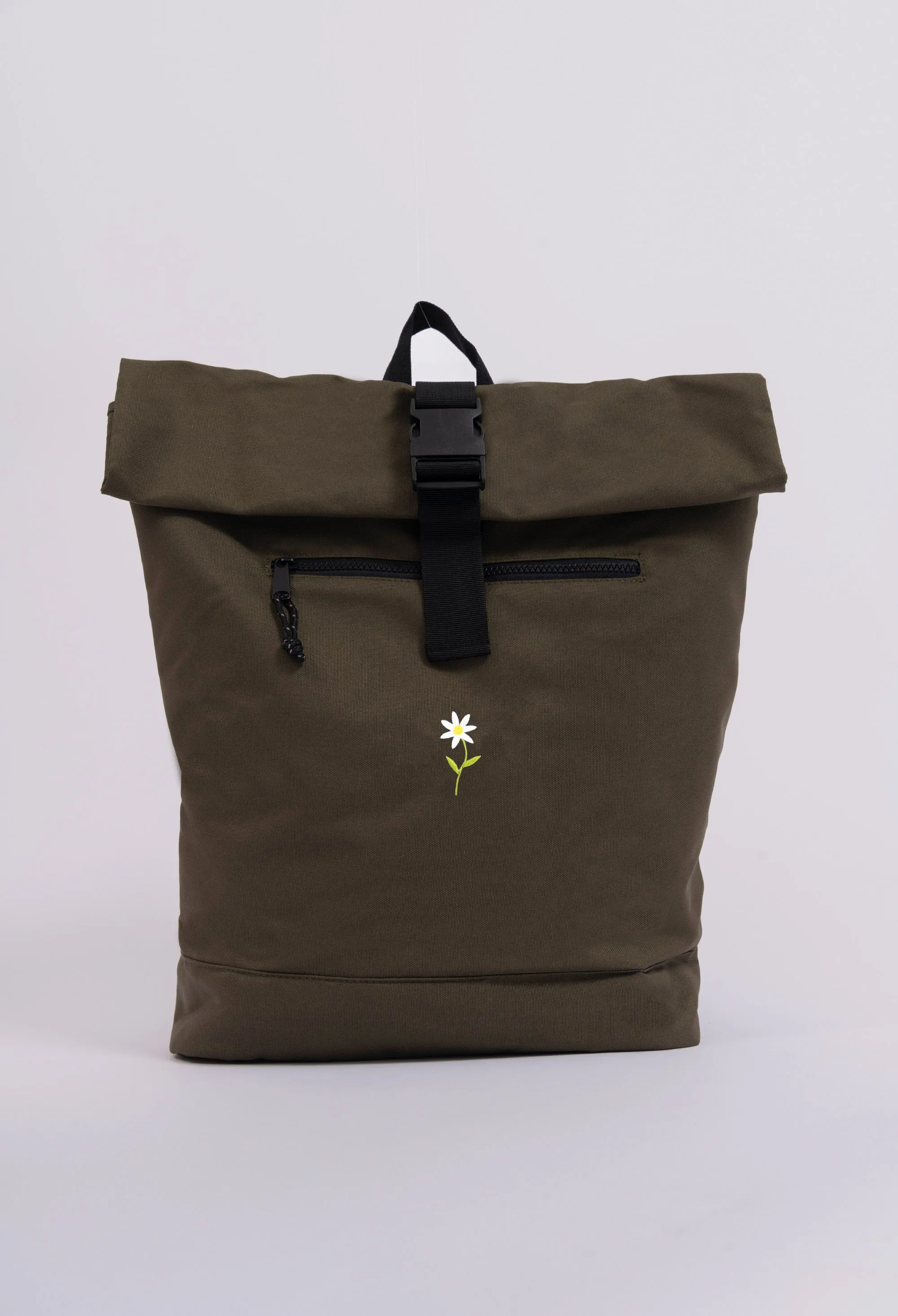 daisy recycled roll-top backpack