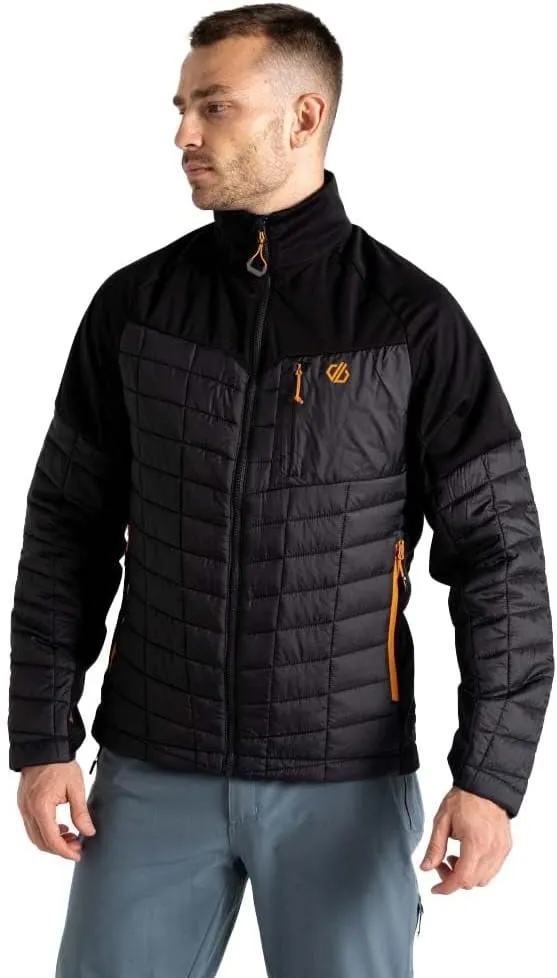 Dare 2b Mountaineer II Men's Hybrid Quilted Jacket, Black, XX-Large, Black, XX-Large