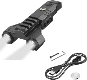 DARKFANG Dual Beam Flashlight and Magnetic Charging Cable Bundle