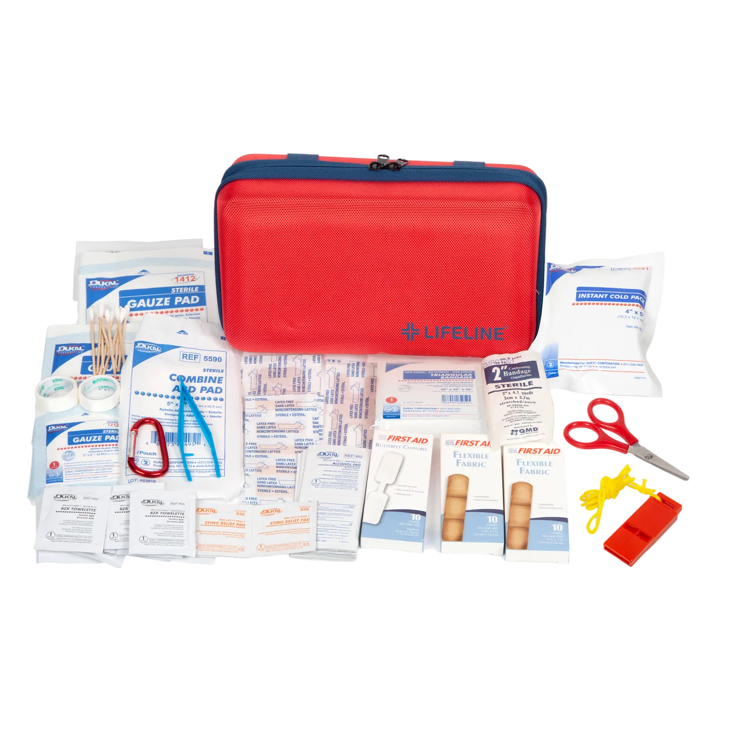 DELUXE HARD-SHELL FOAM FIRST AID KIT