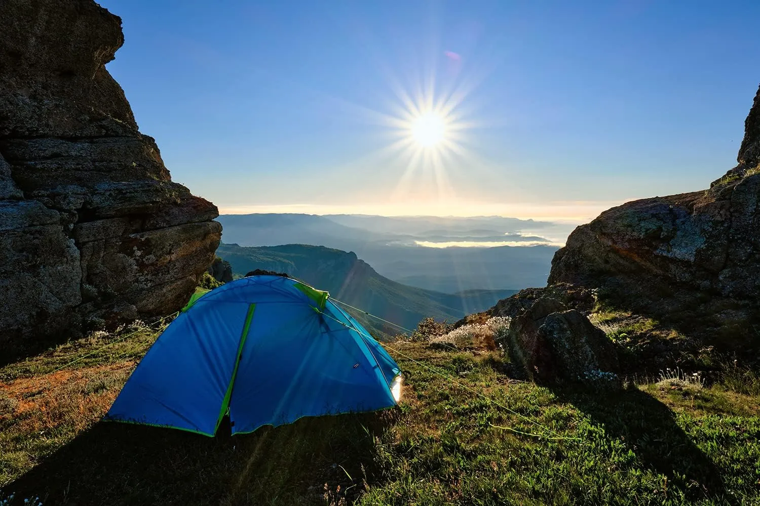 DESERT & FOX Camping Tents 1/2/3 Person,Outdoor Lightweight Backpacking Tent Waterproof 3 Season Tent for Family Hiking Hunting Mountaineering Travel