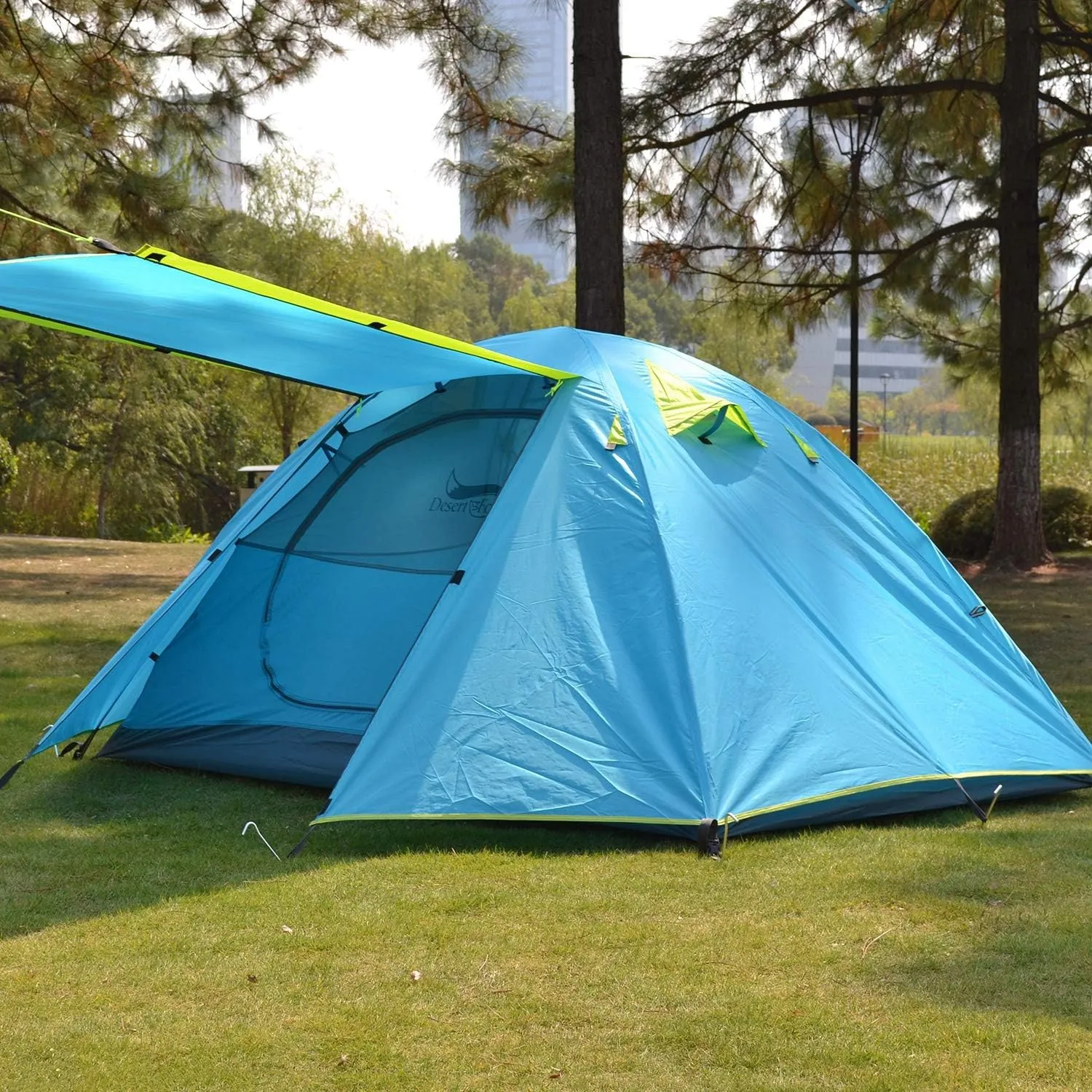 DESERT & FOX Camping Tents 1/2/3 Person,Outdoor Lightweight Backpacking Tent Waterproof 3 Season Tent for Family Hiking Hunting Mountaineering Travel